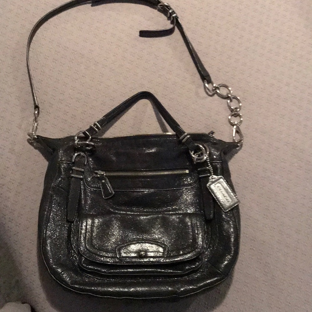 COACH **exclusive** Blue shimmer bag